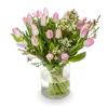 Kytice růžových tulipánů